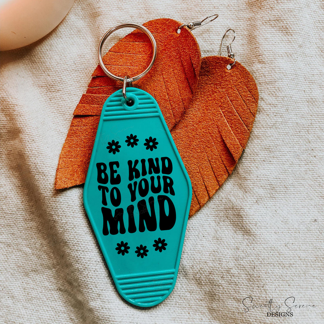 Be kind to your mind Motel Keychain