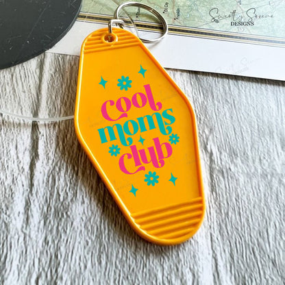 Cool Moms Club Motel Keychain