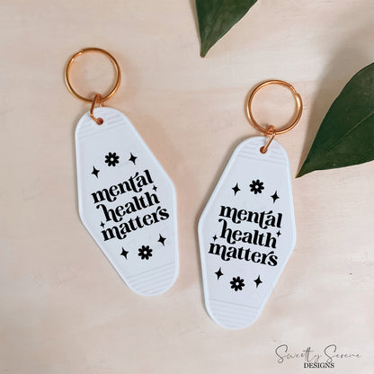 Mental Health Matters Motel Keychain