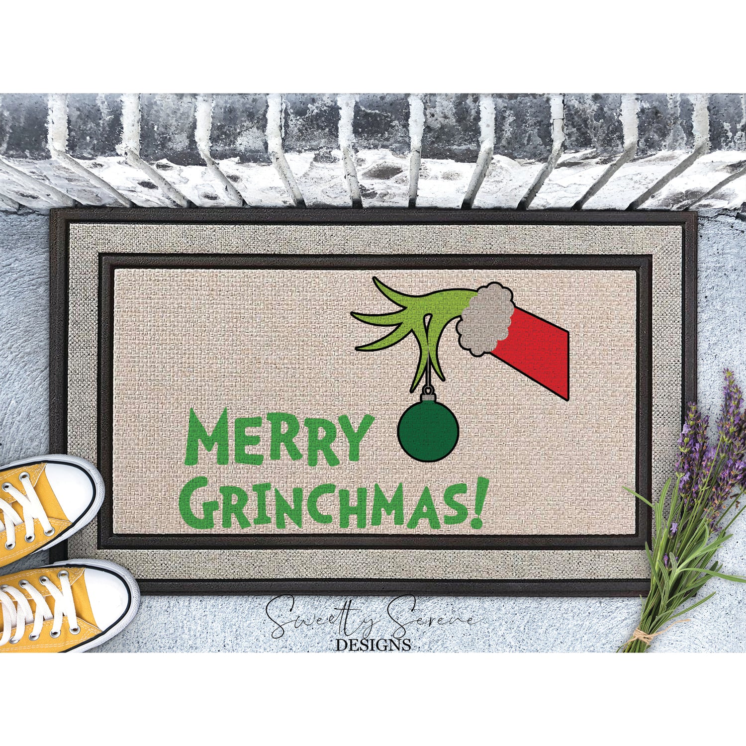 Merry Grinchmas Doormat