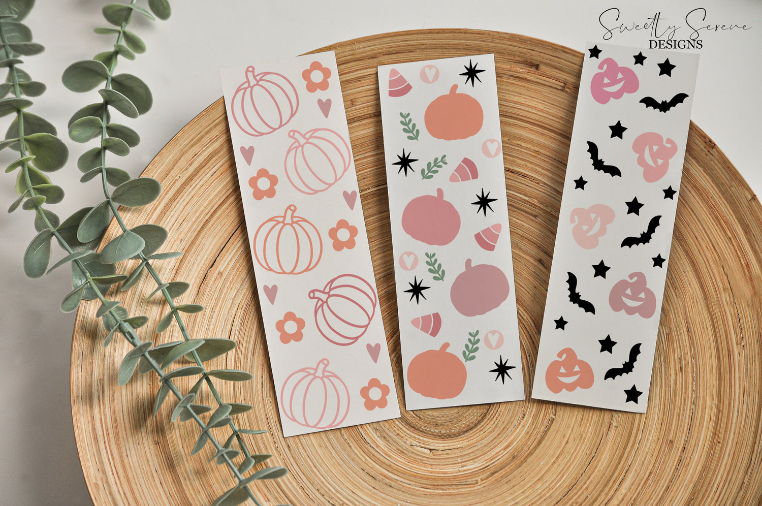 Pastel Halloween Bookmarks