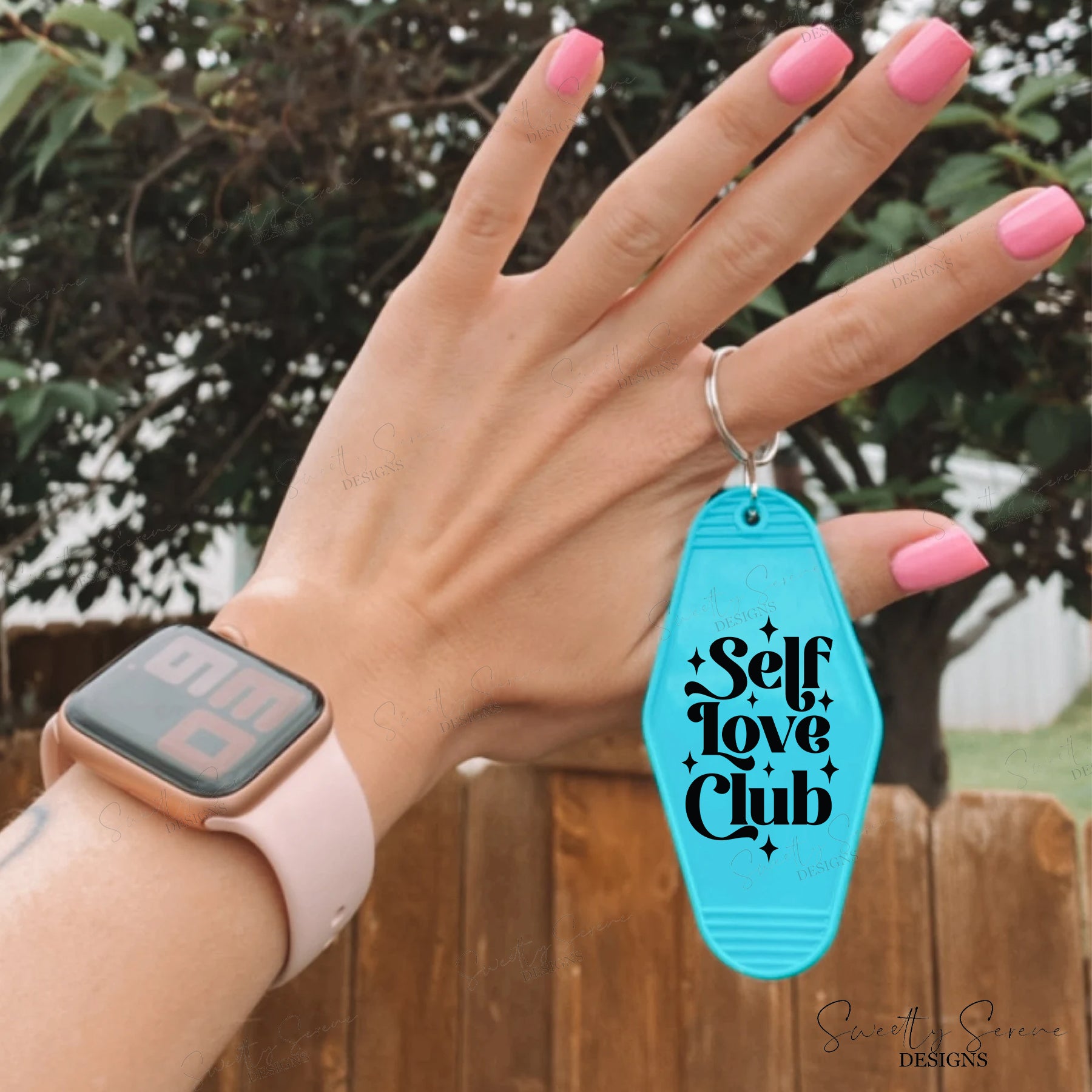 Self Love Club Motel Keychain