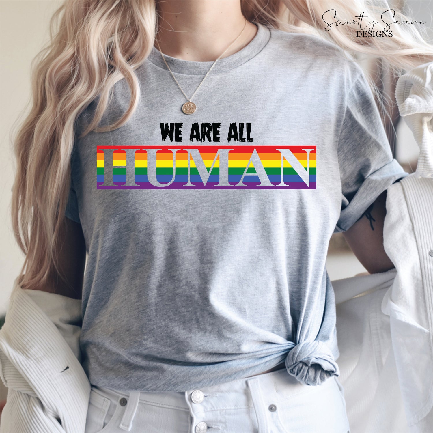 We are all human Pride Shirt