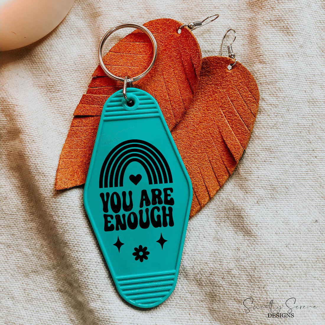 You Are Enough Motel Keychain