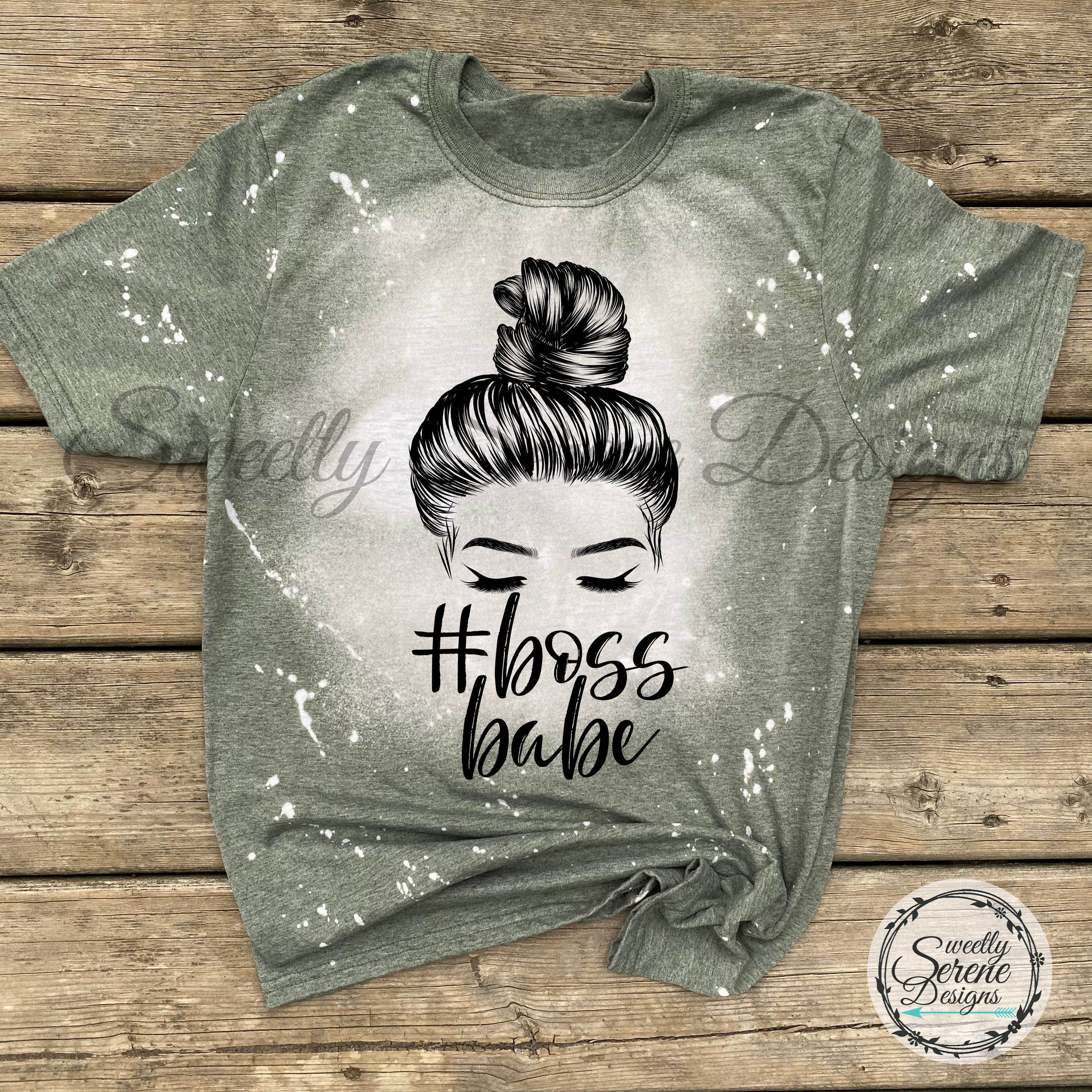 Boss Babe Messy Bun