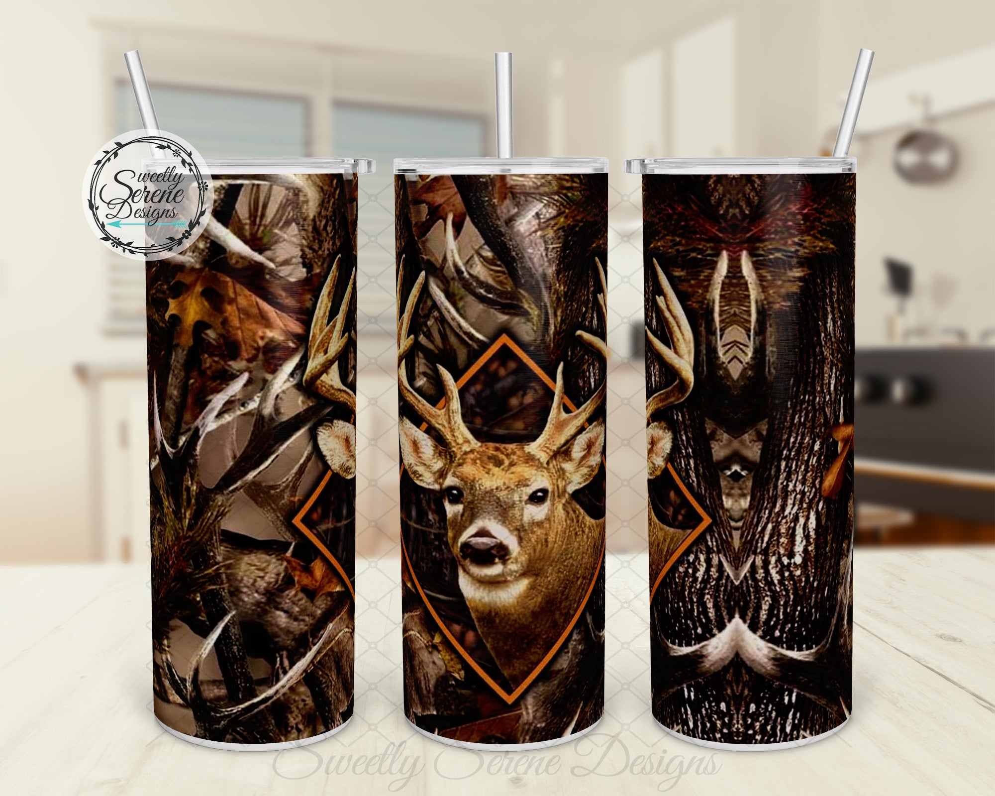 Camo  - 20oz Skinny Tumbler