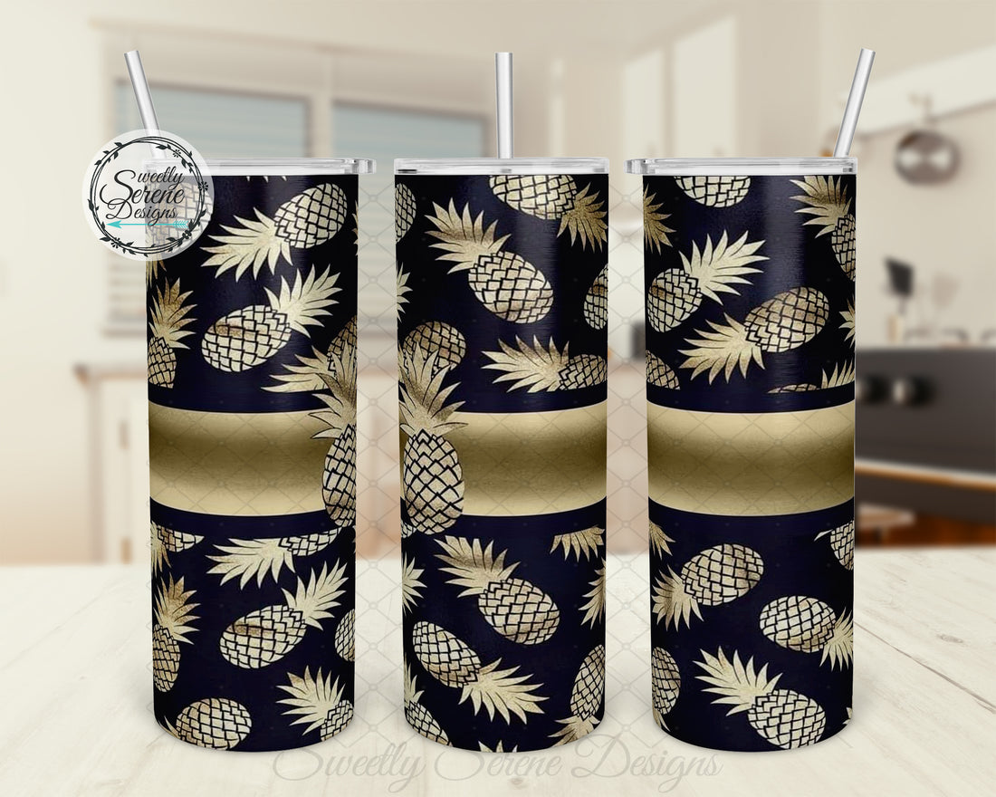 Pineapple - 20oz Skinny Tumbler