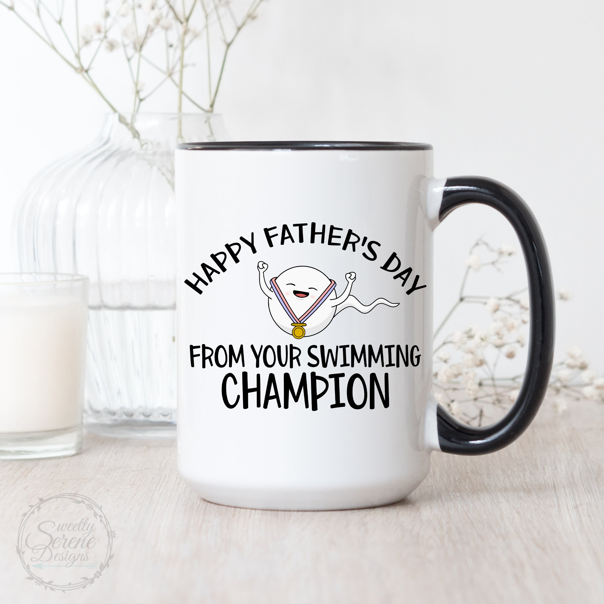 Happy Fathers Day from you swimming champion