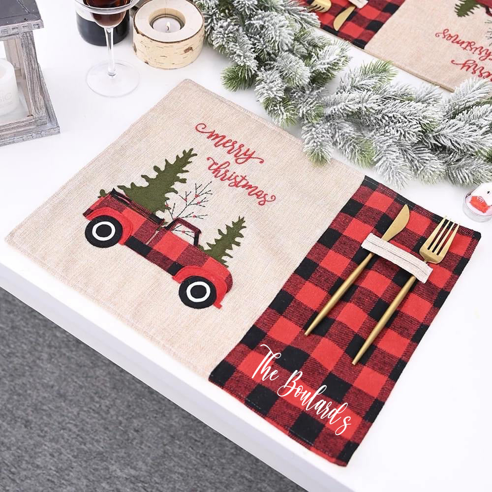 Christmas Truck Placemats