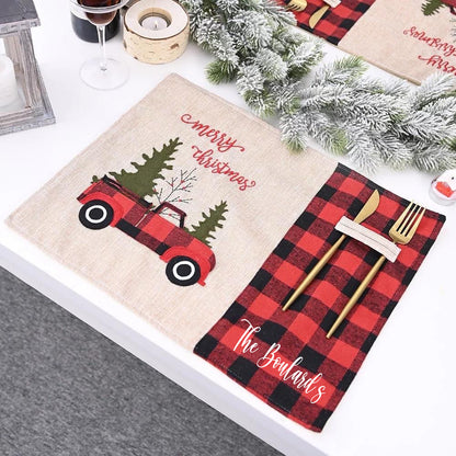 Christmas Truck Placemats