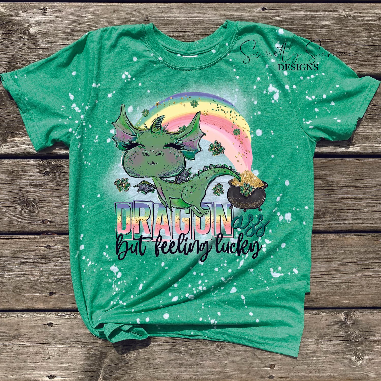 Dragon but feeling lucky St. Patricks Day T-shirt