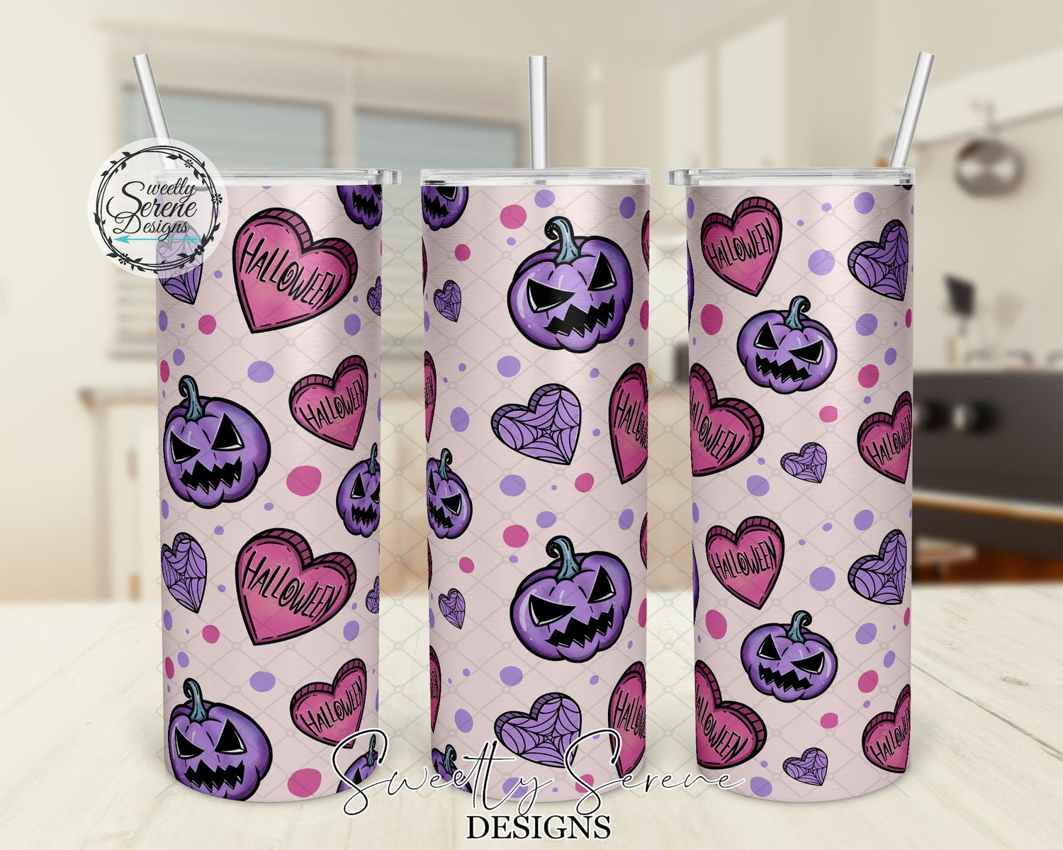 Pastel Halloween - Skinny Tumbler