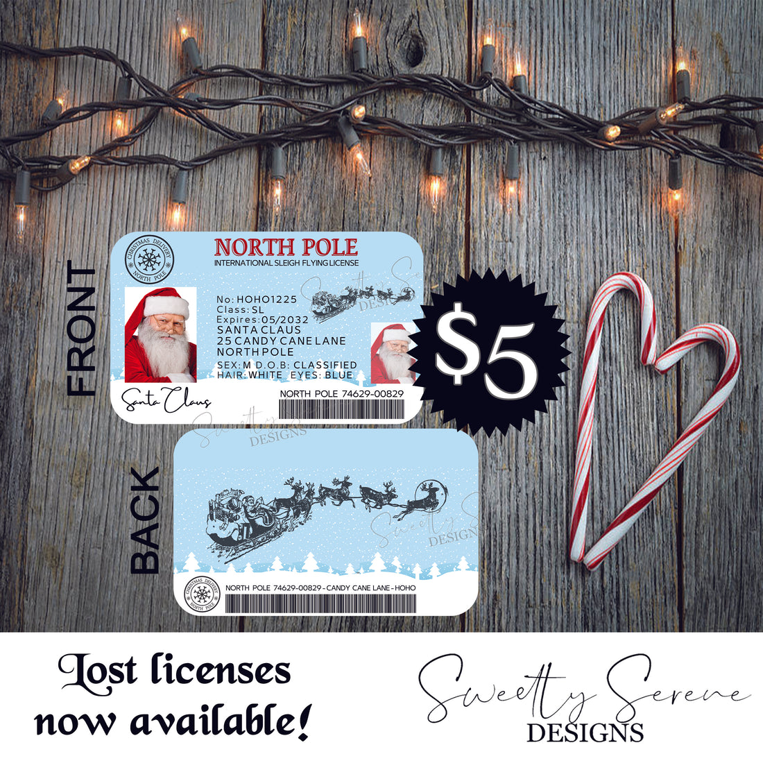 Santa Claus International Sleigh Flying License