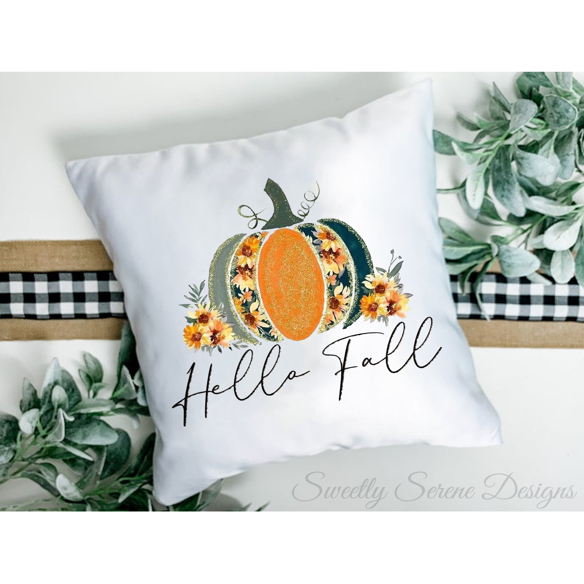 Hello Fall Pillow Cushion cover