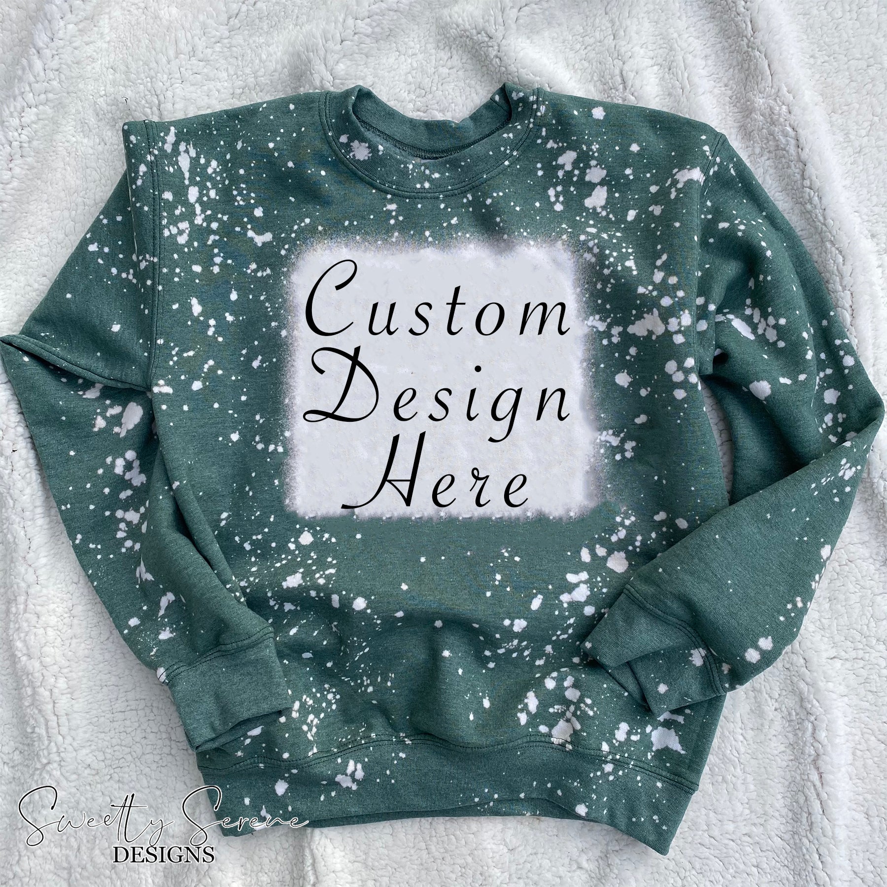 Custom Bleached Sweater