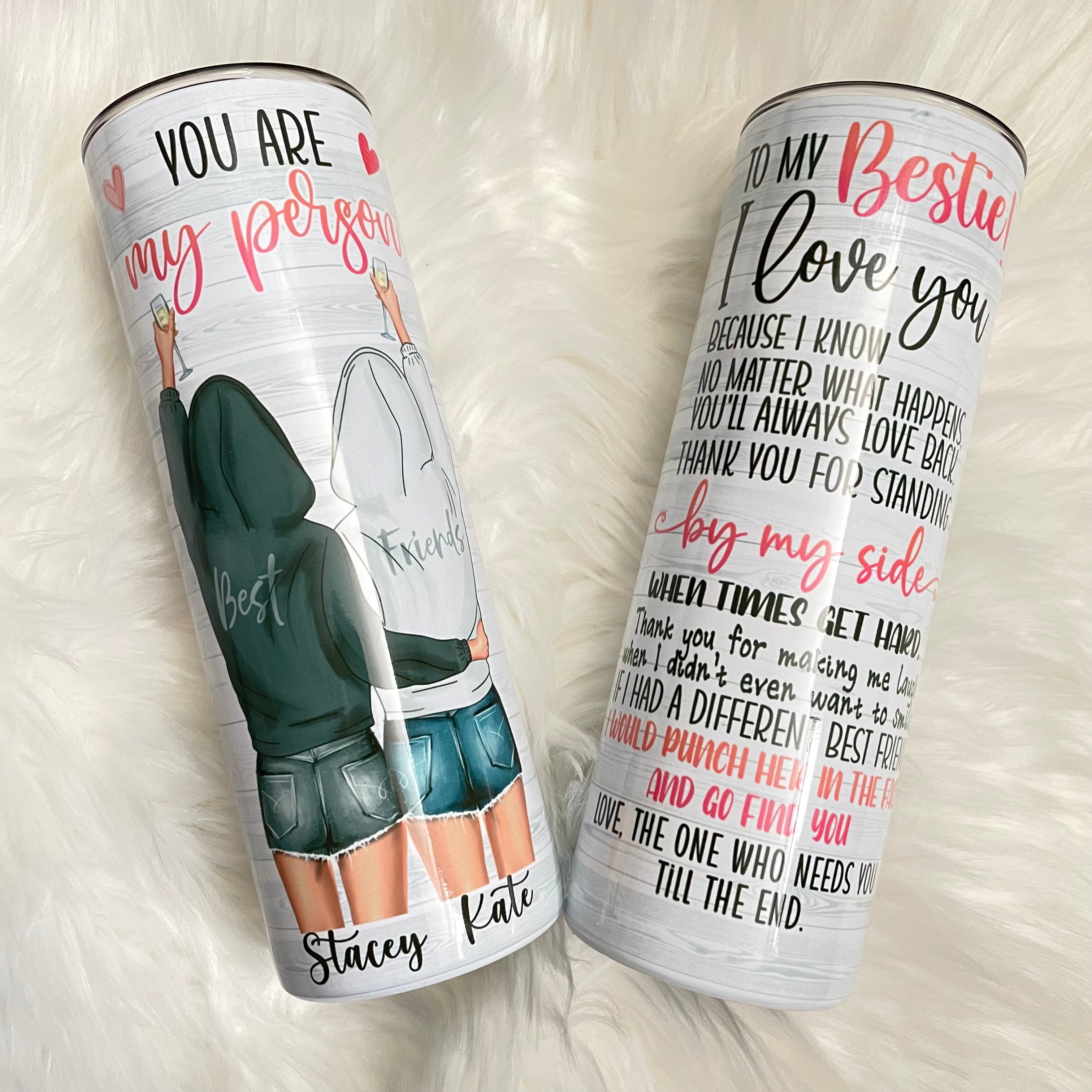 Best Friends Custom Tumbler