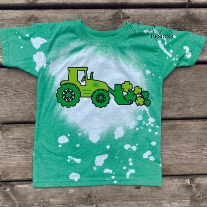 Shamrock Tractor St. Patrick’s Day T-shirts