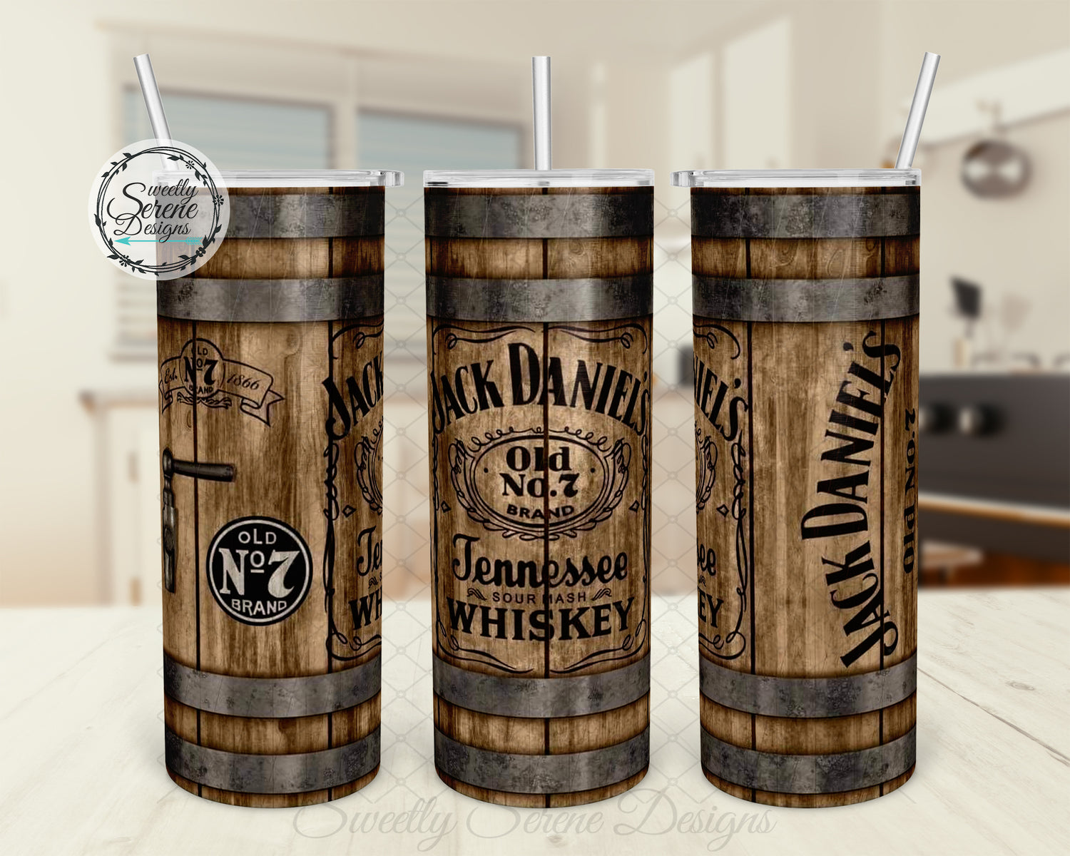 Jack Daniels - 20oz Skinny Tumbler