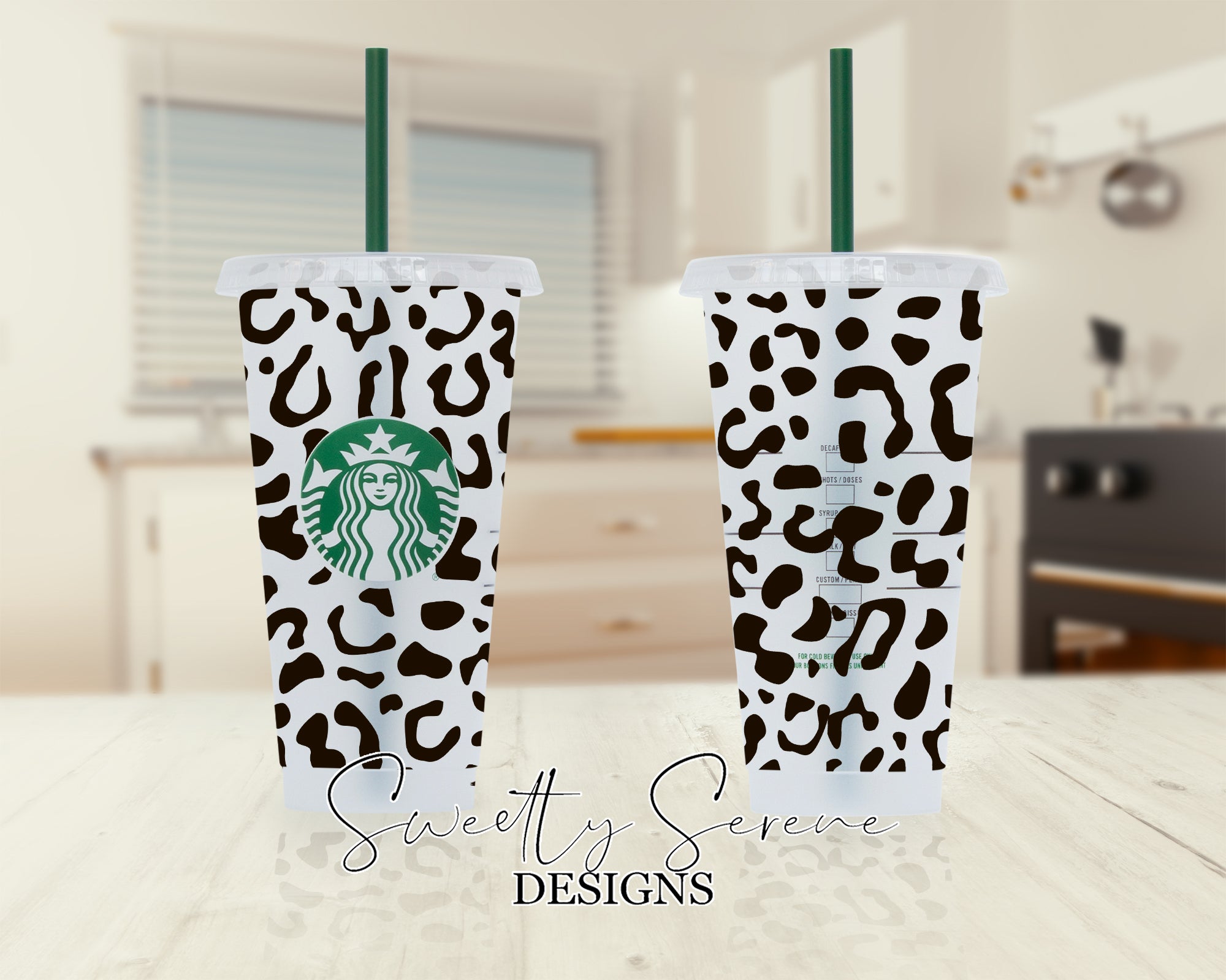 Leopard Starbucks Cold Cup