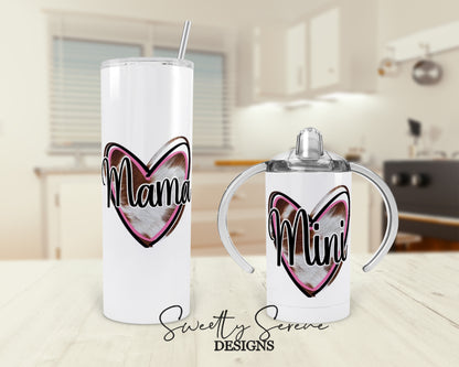 Mama and Mini tumbler set