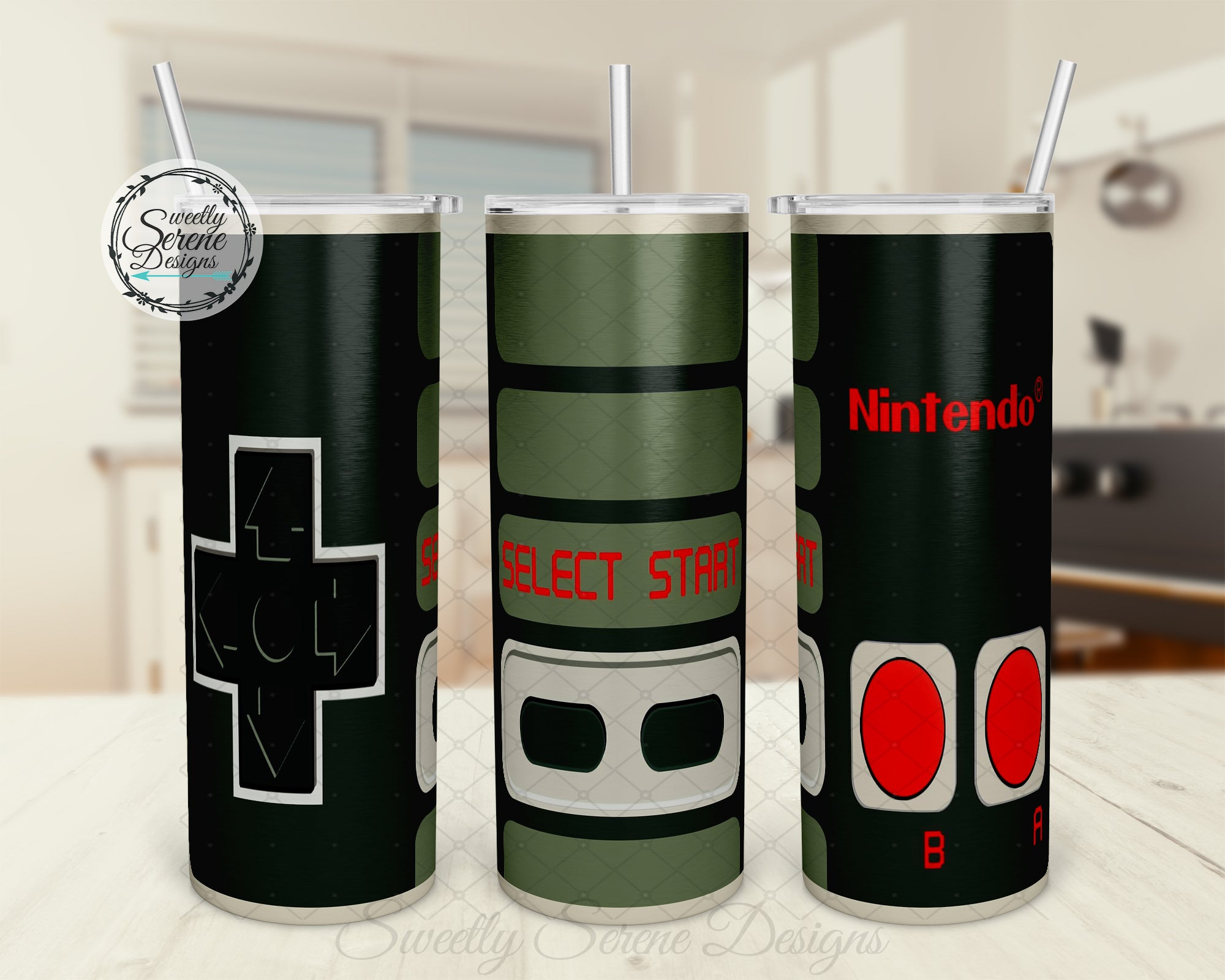 Nintendo Controller - 20oz Skinny Tumbler