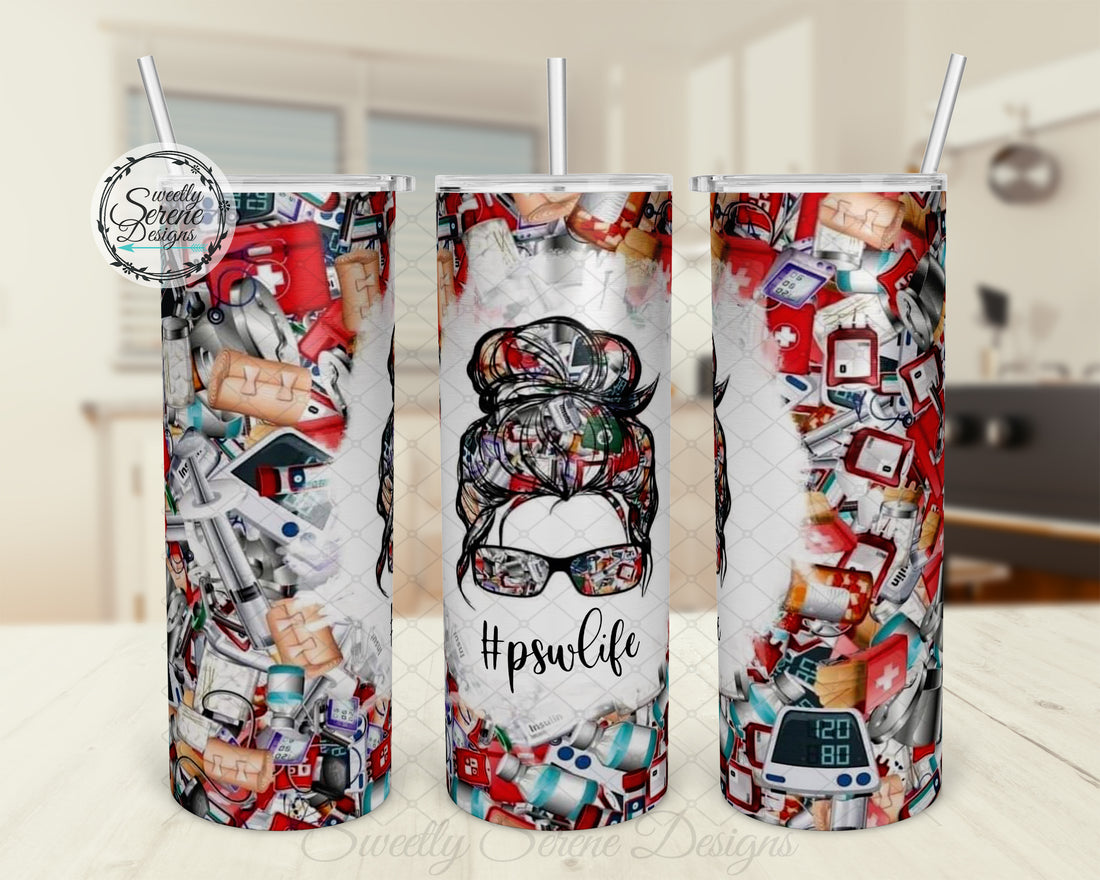 PSW life - 20oz Skinny Tumbler