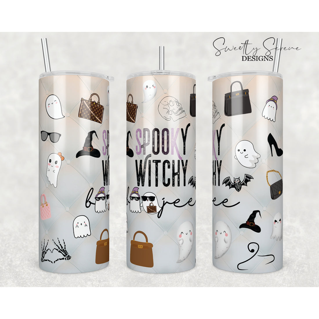 Spooky Witch  20oz Skinny Tumbler