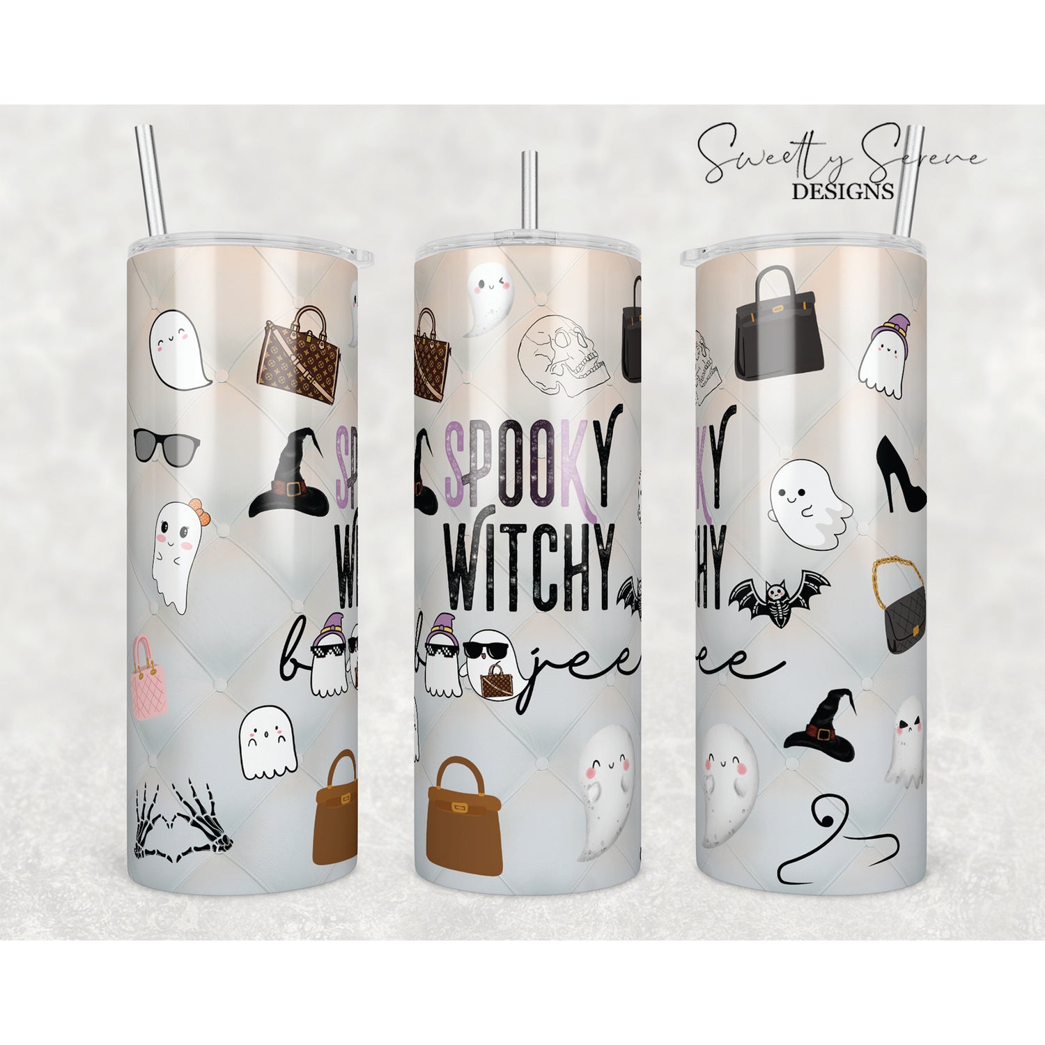 Spooky Witch  20oz Skinny Tumbler