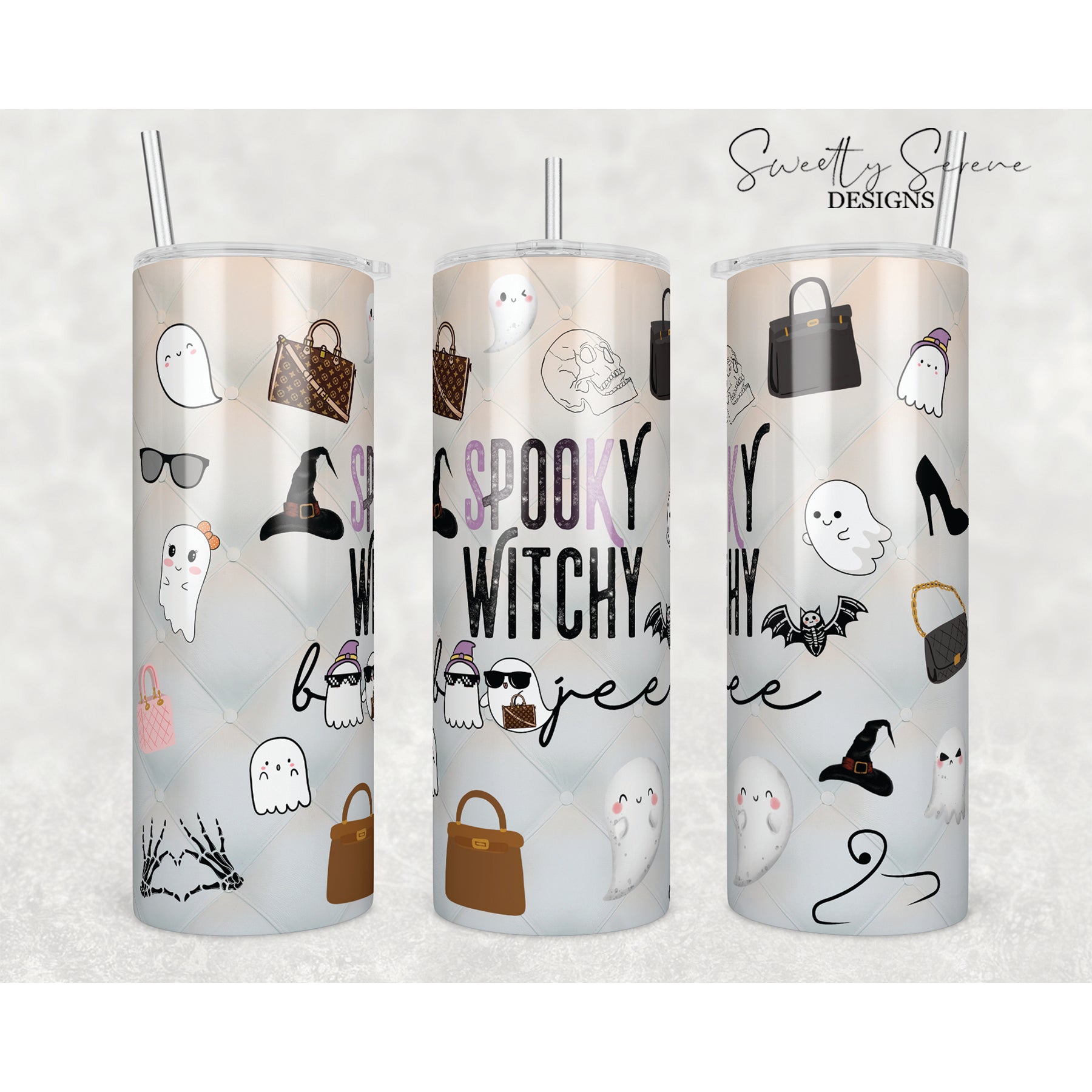 Spooky Witch  20oz Skinny Tumbler