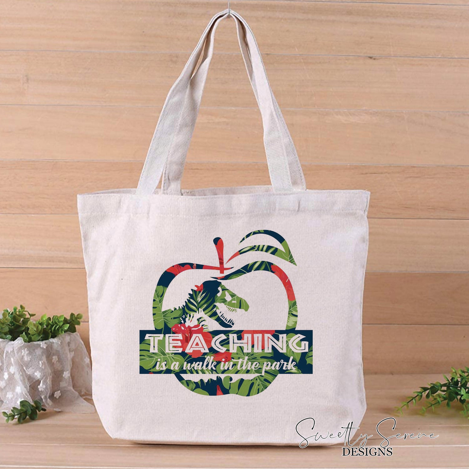 Teaching is a walk in the park Tote Bag