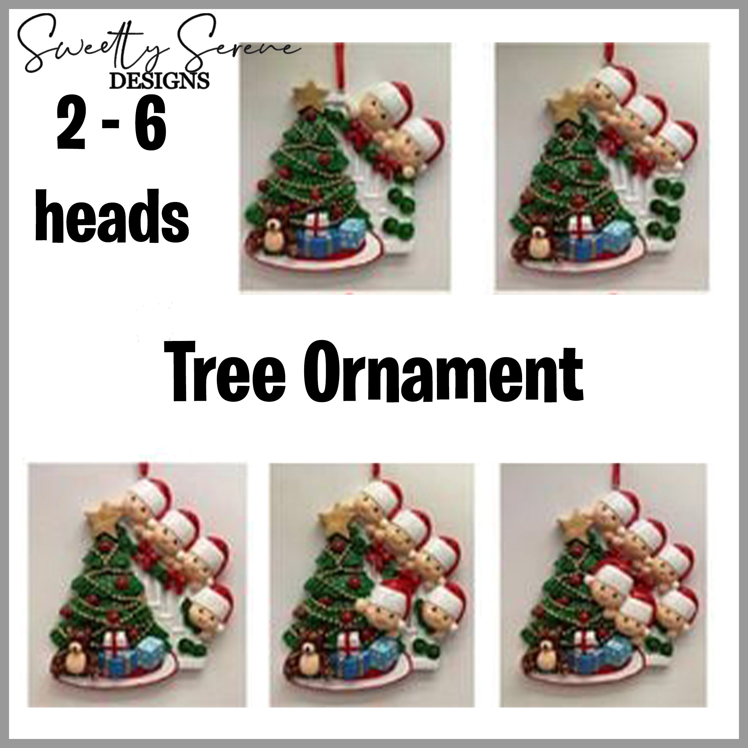 Tree Family Christmas Ornaments