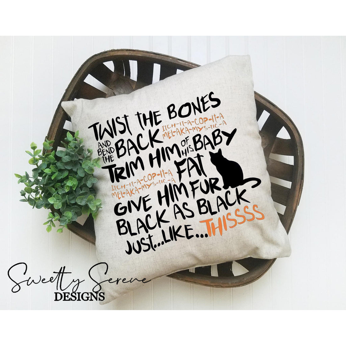 Twist the bones and bend the back Pillow Cushion cover