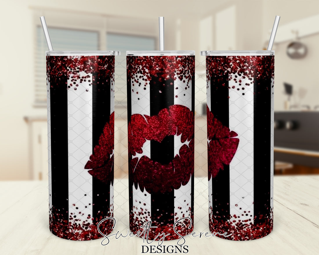 Valentines Day Lips - Skinny Tumbler