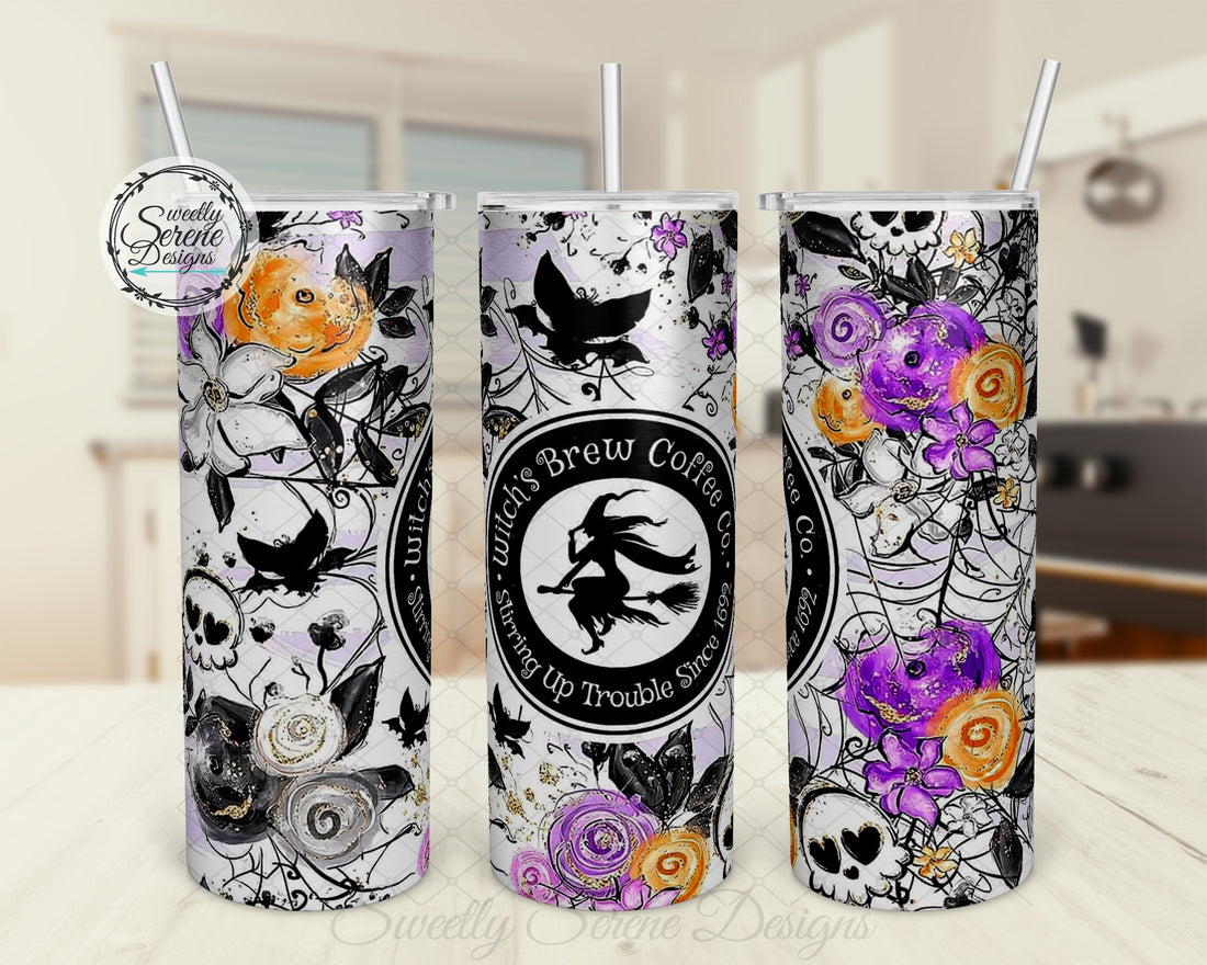 Witches Brew Coffee - 20oz Skinny Tumbler